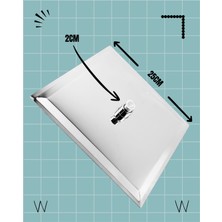 Fleko 25X25 Inox Krom  Tepe Duş Başlığı