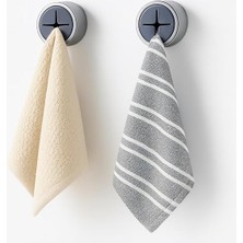 Store Pratik Tak-Çıkar Havlu Askısı - Kendinden Yapışkanlı, Vidalama Gerektirmez, 2’li Set – Mutfak, Banyo, Kapı Arkası Için Uygun