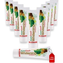 Farmasi Eurofresh Misvaklı Beyazlatıcı Diş Macunu 112 gr Aloe Vera Aromalı Glütensiz 10 Adet
