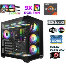 Xaser Raze X80 Ryzen 7 7800X3D 32GB Ddr5 Ram 1tb M.2 Nvme SSD Sıvı Soğutmalı Hazır Tavsiye Sistem