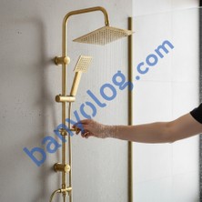 Cisa Robot Tepe Duş Sistemi Robin Gold