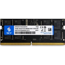 Scy 16GB Ddr5 5600MHZ SM5S510A8AEOC  Laptop Ram (So-Dımm, PC5-5600B)