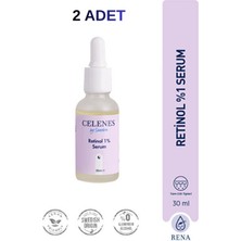 Celenes By Sweden Kırışıklık Karşıtı Rena Retinol Cilt Yenileyici Bakım Serumu 30 ml 2 Adet