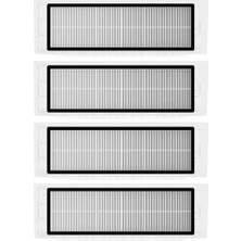 ile Uyumlu Xiaomi Roborock S6 S5 Max S60 S65 S5 S50 S55 E25 E35 Vakum Aksesuarları Için 4 Adet Hepa Filtresi