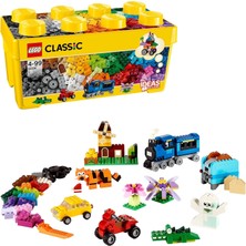 LEGO Classic Orta Boy Yaratıcı Parçalar Yapım Kutusu 10696-4 Yaş ve Üzeri Çocuklar Için Yaratıcı Oyuncak Yapım Seti (484 Parça)