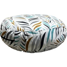 Desen Pamuk Poly Karışımlı Meditasyon Minderi, Yuvarlak Yoga Meditasyon Minderi