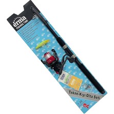 Star, Erma Tam Takım Olta Seti 135CM Kamışla, Erma Combo, Set Kiyi, 135CM, Siyah