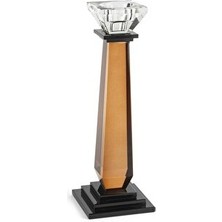 Mikasa Moor Mumluk Kristal Siyah Köşeli Amber 9X26 cm 121959