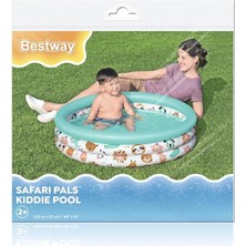 Safari Pals Çocuk Havuzu, Φ40 x A10 Inç Veya Φ1.02 M x A 25 cm