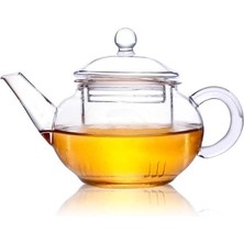 Cam Bitki Çayı Demliği 250 ml - Cam Süzgeçli Demlik