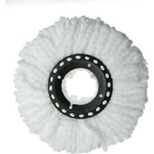 2 Adet Döner Başlıklı Mop Yedeği Mikrofiber Döner Paspas Yedek