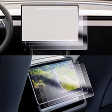 Royal Rain Store Model Y Juniper Uyumlu 2025 2026 15.4 Inç Multimedya Ekran ve 8 Inç Dokunmatik Ekran 9h Nano Ekran Koruyucu Set