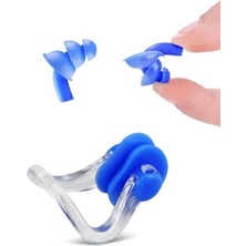 Royal Rain Store Burun Tıkacı Çocuk ve Yetişkinler Için Uyku Havuz Deniz Silikon Yıkanabilen Kulak Tıpası Seti