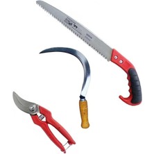 Royal Rain Store Bahçe Ağaç Dal Kesme Testeresi Ot Çalı Kesme Orak Budama Makası Seti