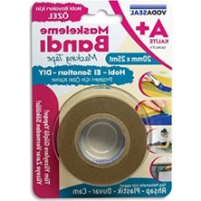 MarkEntegra Maskeleme Bandı, 20MM x 25M, Yüksek Kalite