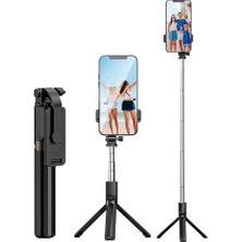 Royal Rain Store Akıllı Telefonlar Için Tripod Ultra Hafif 360 Derece Dönebilen Başlık Android ve iPhone ile Uyumlu Katlanabilir Video Kaydı Için Sabitleyici G5 (Model G5)