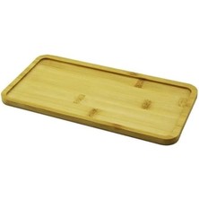 Royal Rain Store Bambu Yağdanlık Altlığı Sunumluk Şık ve Dayanıklı Ahşap Tepsi (Dikdörtgen)
