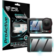 Royal Rain Store Djı Osmo Action 5 Pro Kamera Için 9h Nano Proactive Ekran Koruyucu (2 Adet Büyük, 1 Küçük Ekran), Pürüzsüz Cam Bitiş, Ultra Duyarlı Dokunmatik Hassasiyet