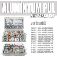 Royal Rain Store Parça Aluminyum Pul Seti - Karter Tapa Pulu