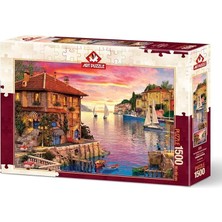 Royal Rain Store Puzzle Akdeniz Limanı 1500 Parça Puzzle
