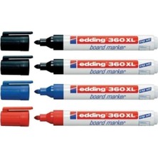 Royal Rain Store 360 Xl Doldurulabilir Beyaz Tahta Kalemi 4 Lü 2 Siyah 1 Kırmızı 1 Mavi