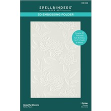 Royal Rain Store Papercrafts, Inc 3D Kabartma Klasörü Beau Bloom, Opak