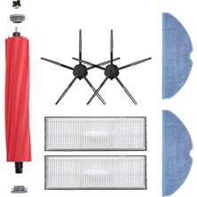 Royal Rain Store S7 Maxv S7 Plus S7 Maxv Ultra Siyah Uyumlu Yedek Fırça Hepa Filtre Mop Seti-7 Parça