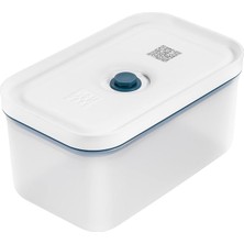 Royal Rain Store Fresh & Save Vakumlu Saklama Kabı, M, Plastik, Yari Şeffaf-Akdeniz Mavisi