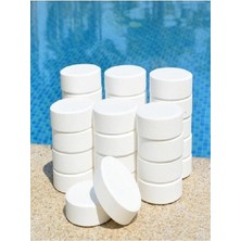 Royal Rain Store Tablet Klor 200 gr 1 Adet Yosun Önleyici Su Deposu Temizleyici Tablet Kloru Havuz Temizleyici Su