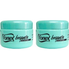 Fonex Briyantin 150 ml Yeşil Renkli Belirginleştirici Saç Bakım Ürünü 2 Adet