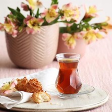 Royal Rain Store Alya 12'li Çay Seti, Lv-Alyas1, LV-ALYAS112 Adet (1'li Paket), Şeffaf