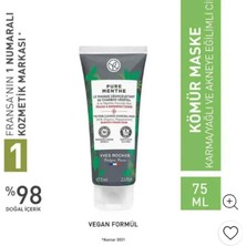 Yves Rocher Kömür MASKE(2ADET) Karma Yağlı Eğilimli CILTLER(2ADET)
