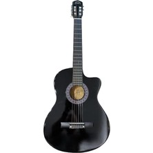 Royal Rain Store Kasa Siyah Renk Klasik Gitar - 4/4 Boy Öğrenci Gitarı Kılıf ve Pena Hediye !