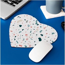 Royal Rain Store Suluboya Efektli Şık Tasarım Kalp Mousepad - Mouse Pad - Fare Altlığı