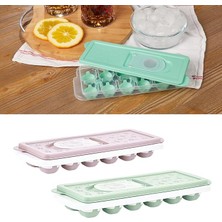 Royal Rain Store 2 Adet Silikon Tabanlı Buzluk, 12'li Buz Kalıbı, Buz Kalıbı, Pratik ve Esnek Silikon Tabanlı Buzluk Seti - Içeceklerinizi Serin Tutun!