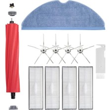 Royal Rain Store S7 S7 Maxv S7 Plus S7 Maxv Ultra Beyaz Uyumlu Yedek Fırça Hepa Filtre Mop Seti, 11 Parça