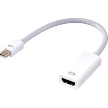 Royal Rain Store Mini Displayport (Thunderbolt) - HDMI 1,8 M Sesli Kablo, Mini Dp (Ekran Bağlantı Noktası) - HDMI Dönüştürücü (Adaptör), Macbook, iMac (LG51) MacBook Pro Surface Pro ile Uyumlu