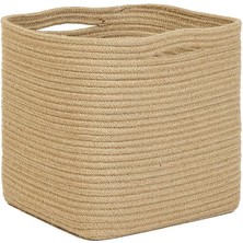Royal Rain Store Home Textile Jüt Sepet 30 x 30 x 30 cm