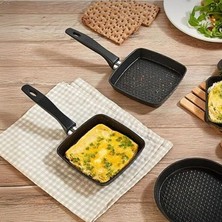 Royal Rain Store Yanmaz Yapışmaz Granit Kaplama Döküm Mini Tava (Kare)