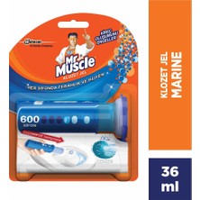 Mr. Muscle Mr Muscle Klozet Jeli Marine 36 ml Kireç Oluşumunu Engelleyen Ferahlatıcı Temizlik