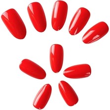 Royal Rain Store Beauty Takma Tırnak Seti & Zararsız Yapıştırıcı Nar Çiçeği