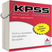 Delta Kültür Kpss Anayasa-Vatandaşlık Strateji Kartları