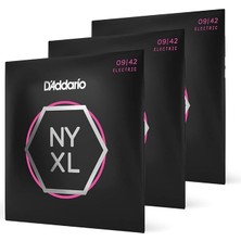 Royal Rain Store NYXL0942-3P Elektro Gitar Tel Seti, 3 Lü Super Light