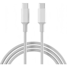 Royal Rain Store Pd Kablo 100 cm Şarj ve Data Kablosu 60W 3.4 Amper Hızlı Şarj Kablosu USB C To USB C