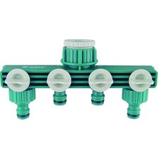 Royal Rain Store Expert 55257 Dörtlü (4'lü) Vanalı Su Musluk Dağıtıcı Adaptörü