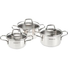 Royal Rain Store A1650 Perla Jr. 6 Parça Tencere Seti