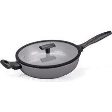 Royal Rain Store Melodia Finegress Kısa Tencere 28 cm + Cam Kapak