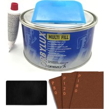 Orbay Polyester Çelik Macun 500 g Set Araç İçi ve Dış Temizlik için Profesyonel Sonuçlar