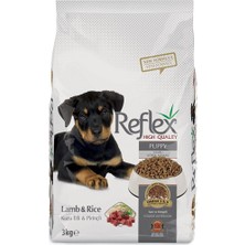 Reflex Puppy Kuzu Etli & Pirinçli Yavru Köpek Maması 3 kg Premium Kalite İçerik