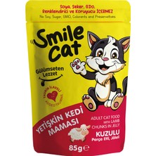 Smile 85 gr Pouch Kedi Maması Yetişin Kuzulu *1'li